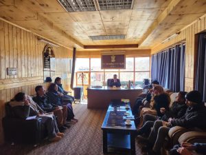 SDM Nyoma Conducts Meeting Regarding MIMANGS SI Jabstok Campaign.