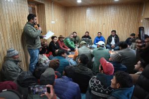MP Ladakh Mohmad Haneefa Jan Tours Poyen Constituency; Assures to Address Public Demands on Priority.