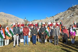 District Administration Kargil Celebrates 150 Years of Vande Mataram at TFC Kargil.