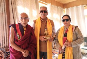 LG Kavinder attends Thiksey Gustor Festival at Thiksey Monastery.