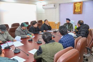 CEC Dr. Jaffer Akhoon Chairs Rogi Kalyan Samiti Meeting at District Hospital Kargil.