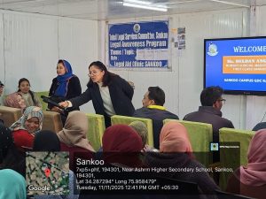 Sankoo Campus, GDC Kargil Organises Awareness Programme on Legal Awareness.