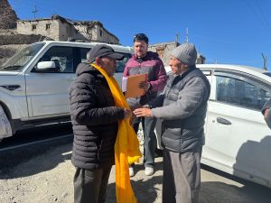 Director FCS&CA and Youth Services Ladakh Reviews Winter Ration, Sports Projects During Three-Day Kargil Tour.