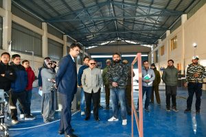 Chief Secretary Dr. Pawan Kotwal visits the newly established Automated Vehicle Inspection and Certification Centre at Phyang, Leh, Ladakh.