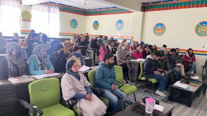 GMDC Zanskar, Disaster Response Force Kargil conducts Civil Defence Volunteers Enrollment Programme.
