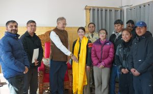 Women Athletes making Ladakh proud: LG Kavinder Gupta.