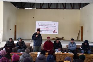 The Sheep Husbandry Department conducted an awareness/breeders’ camp at Korzok today, in which a large number of farmers participated.