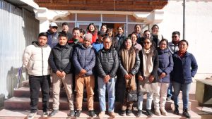 DC Office Leh, organised by DIPR Leh under the presence of AD DIPR Rigzin Yangdol (JKAS), AD DDK Khursheed Yousuf, Press Club Leh members, and officials from DIPR.