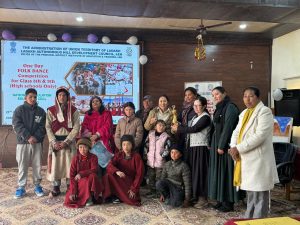 A District Level One Day FOLK DANCE Competition for Class 8th & 9th (High Schools Only) under NATIONAL POPULATION EDUCATION CELL(NCERT) was conducted on 25th November, 2025 in the exhibition hall DIET, Leh