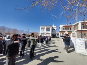 Eliezer Joldan Memorial College, Leh observed Constitution Day with patriotic fervour and active participation of students and staff.