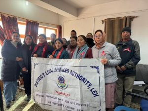 DLSA Leh Observes World HIV/AIDS Day with Awareness Programme.