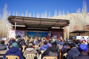 The Sheep Husbandry Department Nyoma organised a Sheep Camp under the National Livestock Mission (NLM) at Nyoma village.