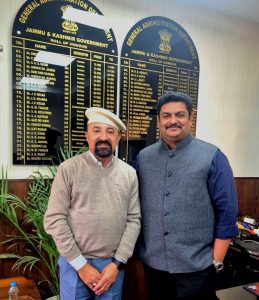 CEC Kargil Meets Administrative Secretary, GAD J&K to Discuss Key Administrative Matters.