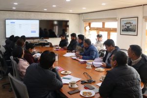 CPO Leh Reviews Progress of Vibrant Village Programme.