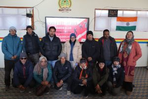 Government Model Degree College Zanskar Observes World AIDS Day.