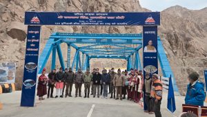 Hon'ble Raksha Mantri Shri Rajnath Singh Inaugurates Hanulungpa Bridge.