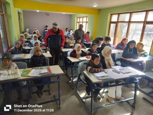 School Education Department Conducts Independent Assessment of Government School Students in Ladakh.