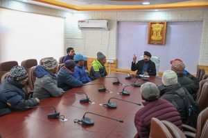 Thasgam delegation calls upon CEC Kargil, Dr Jaffer Akhoon.