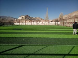 Shri Moses Kunzang reviews Sports Infrastructure Projects in Leh Under SDP Scheme.