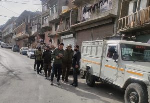 Kargil Administration conducts Anti-Encroachment Drive from Old Taxi Stand to Bye Pass Bridge.