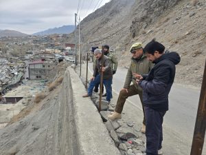 Continuation of Anti-Encroachment Drive in Kargil Town.