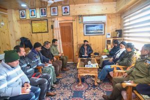 CEC Kargil Chairs Meeting to Finalize Arrangements for AN-32 Winter Courier Service.