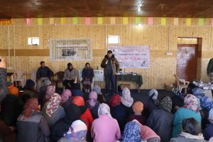 Sheep Husbandry Department Nyoma conducts Awareness Programme for Sheep and Goat Breeders in Mudh village.