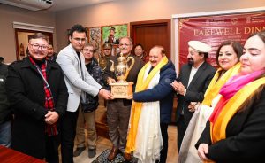 Farewell ceremony organised to honour outgoing Chief Secretary UT Ladakh LG Kavinder hails Dr Kotwal’s exemplary service, administrative acumen.