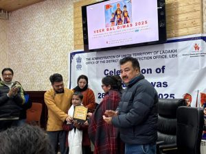 The Department of Social and Tribal Welfare, Union Territory of Ladakh, organized a state-level celebration of Veer Bal Diwas 2025 (26 December 2025) to honour the courage, sacrifice, and resilience of children.