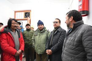 ADC Kargil, Imteeaz Kacho Conducts Quarterly Inspection of EVM Warehouse.