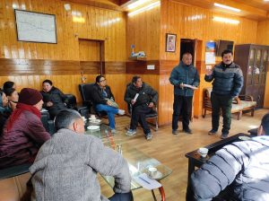 SDM Khaltse Chairs Meeting with ZRP, Principals and Headmasters of Sub Division Khaltse.