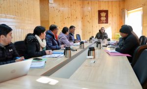 Chief Secretary Ashish Kundra chairs review meeting of PWD and Mechanical Engineering Department.