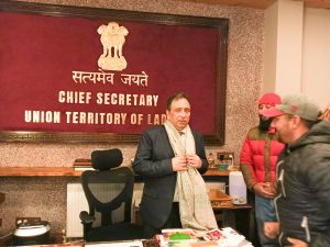 Delegation of Patwaris calls on Chief Secretary, Ladakh.