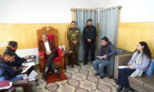 LG Kavinder reviews preparations for 6th Khelo India Winter Games.