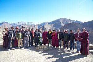 Chief Secretary Shri Ashish Kundra visits Lamayuru Monastery.