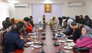 Chief Secretary UT Ladakh Holds Introductory Meeting with LAHDC-Kargil and Councillors. Also visits District Hospital, GDC-Kargil and Polytechnic College.