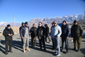 Chief Secretary Ashish Kundra Visits Kargil Airport and Darchik Village.