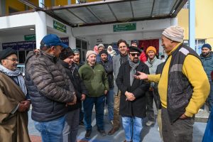 CEC Kargil Inspects Healthcare and Administrative Facilities During Chiktan Visit.