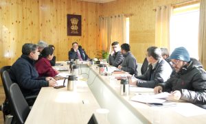 Chief Secretary reviews implementation of Vibrant Village Programme in Ladakh.