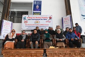 EC Kacho Feroz Inaugurates 15-Day Ice Hockey Training-cum-Tournament for Girls in Kargil.