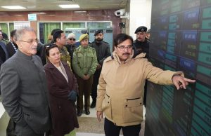LG Kavinder reviews functioning of NHPC Nimoo Bazgo Power Project at Alchi.