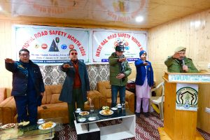 ADC Kargil Attends Road Safety Awareness Programme at JPC Minji.