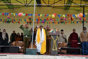 77th Republic Day Celebrated at Nyoma Sub-Division.