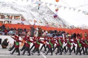 77th Republic Day Celebrated at SDM Office Complex, Diskit, Nubra.
