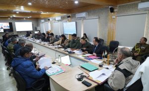 LG Ladakh holds comprehensive review meeting with Departmental Secretaries.