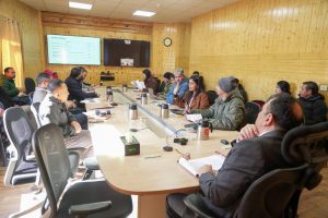 Chief Secretary reviews implementation of flagship schemes in UT Ladakh.