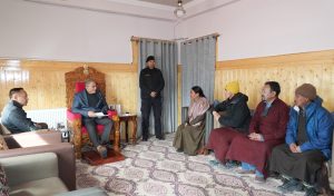Several delegations call on LG Ladakh.