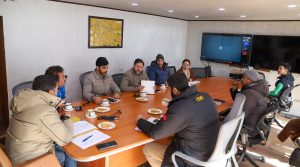 A review meeting was held under the chairmanship of the Additional District Development Commissioner (ADDC), Leh, Shri Sonam Norboo, JKAS, on 4th February 2025 at the VC Room, DC Office, Leh,