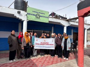 The District Hub for Empowerment of Women (DHEW) under Mission Shakti, Leh has launched a15-day driving training programme starting from 9th February 2026.