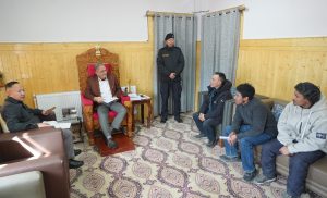 UT Administration committed for comprehensive development of Ladakh: LG Kavinder Gupta Various delegations call on LG Ladakh.